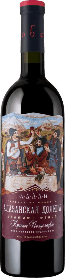 ალაზნის ველი wine bottle